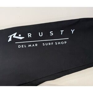 Rusty Del Mar Surf Shop Sweatpants Jogger Men's XL Heavy Made In USA Black